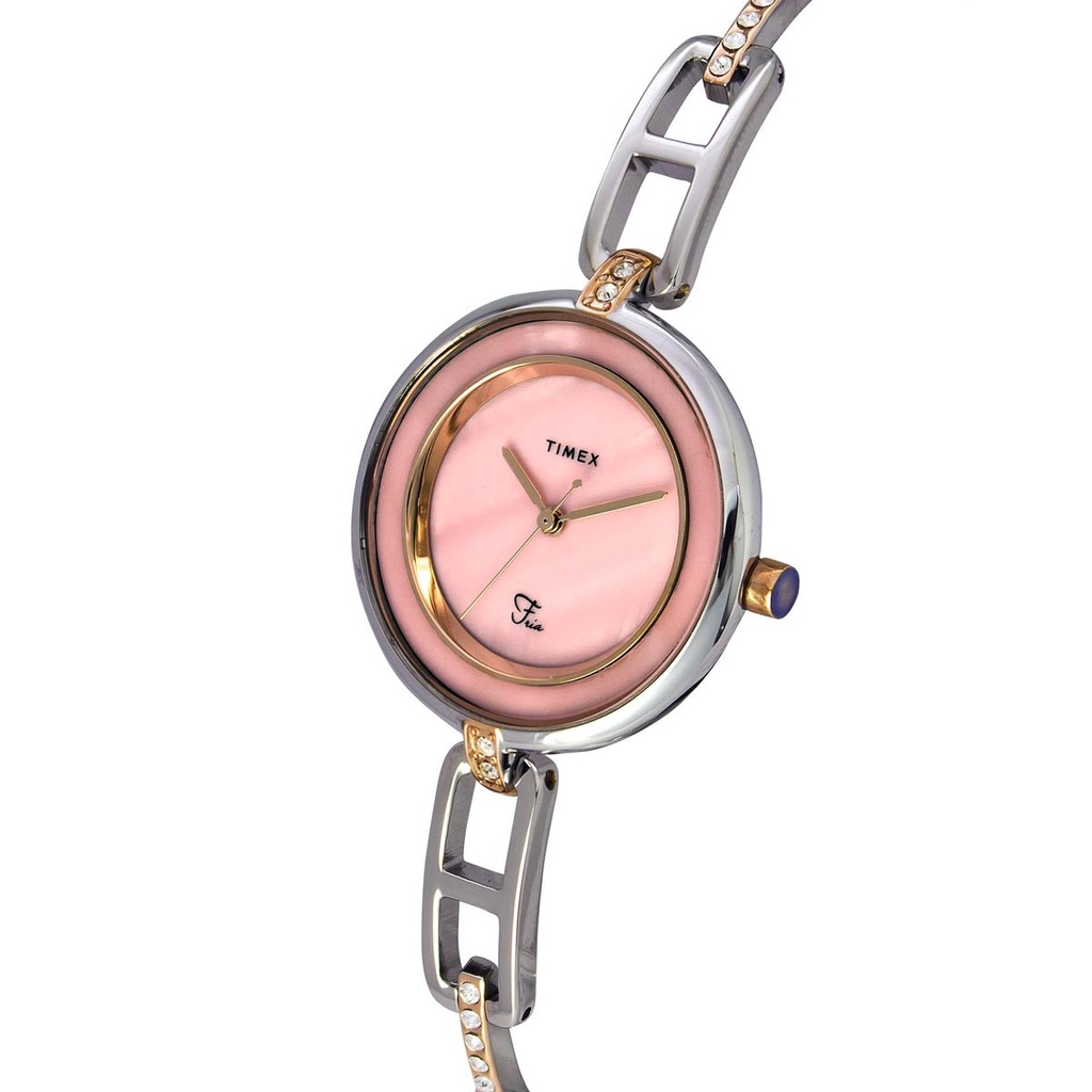 Timex Fria Women Pink Round Analog Watch - TWEL15403