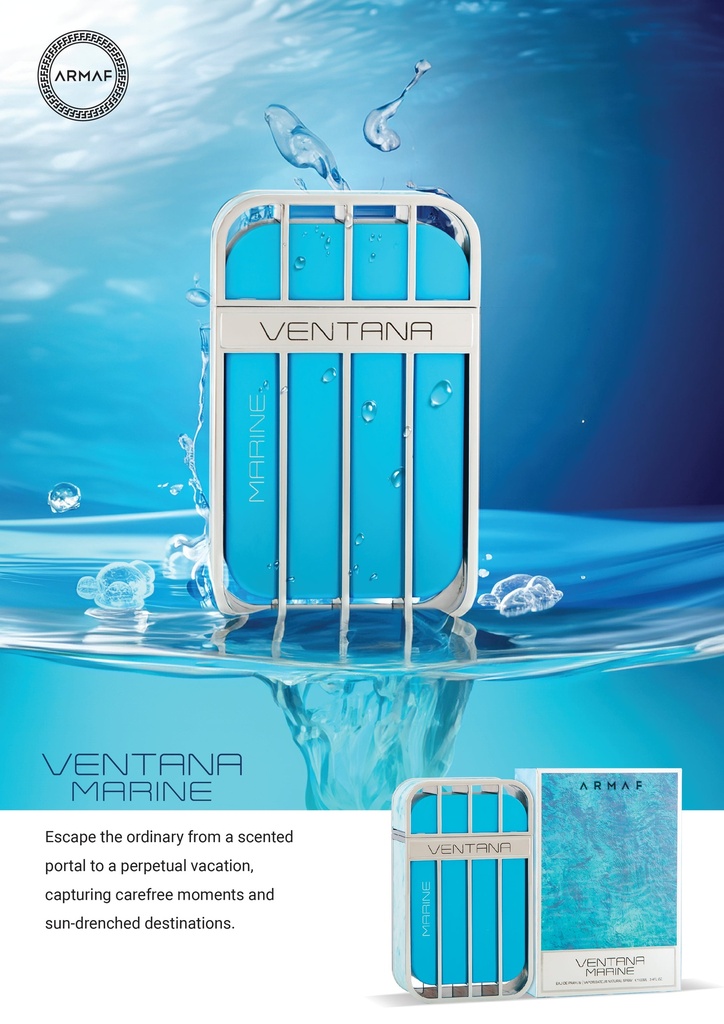 Armaf Ventana Marine Eau De Parfum 100ml – A Scented Escape to Paradise