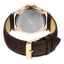 Timex Men Analog Silver Round Brass Dial Watch- TW000X128