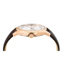 Timex Men Analog Silver Round Brass Dial Watch- TW000X128