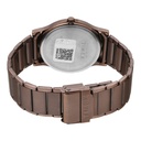 Timex Men Brown Round Analog Dial Watch- TW000R461