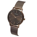 TIMEX Women Brown Round Dial Analog Watch - TWEL15619