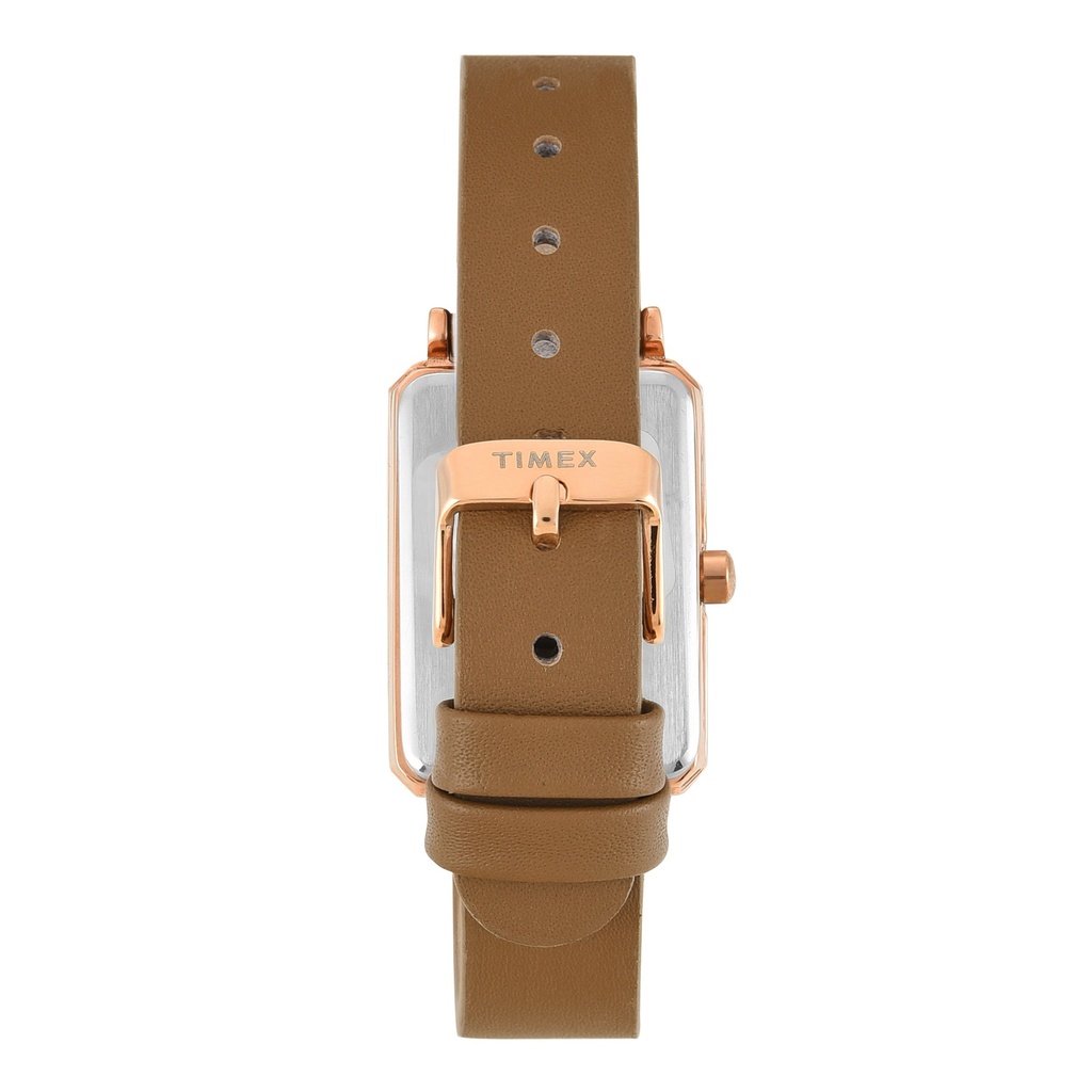 TIMEX Women White Rectangle Dial Analog Watch - TWEL20800