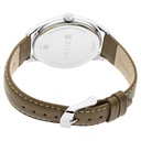 Titan Men's Urban Edge Lustrous Gold Dial Leather Watch