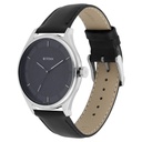 Titan Workwear Quartz Analog Black Dial Black Leather Strap Watch For Men