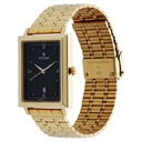 Titan Quartz Analog with Date Black Dial Stainless Steel Strap Watch for Men