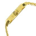 Titan Quartz Analog with Date Champagne Dial Golden Stainless Steel Strap Watch For Men