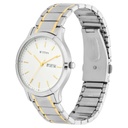 Titan Lagan White Dial Analog with Day and Date Metal Strap Watch for Men