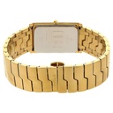 Titan Edge Quartz Analog Silver Dial Golden Stainless Steel Strap Watch For Men