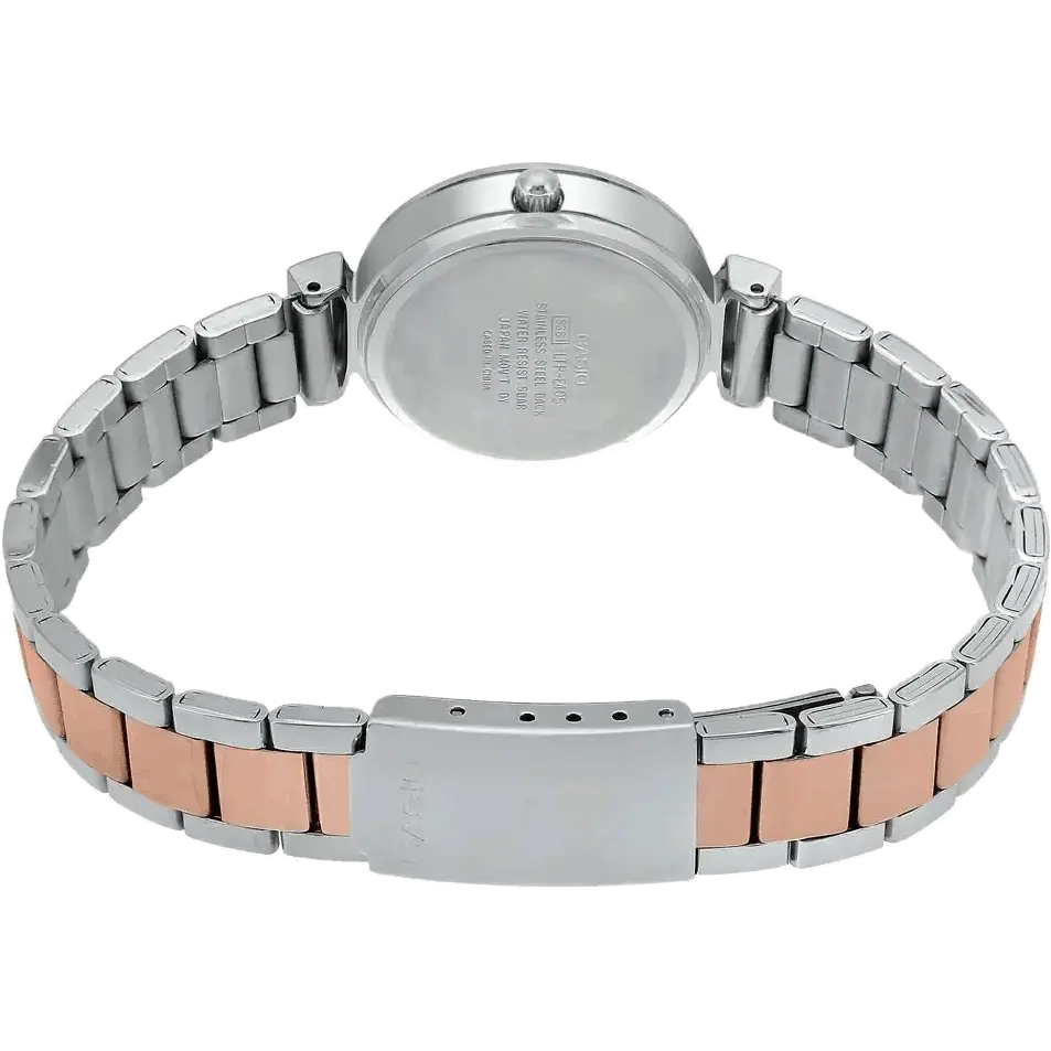 Casio Enticer Women Silver-Toned Dial Analogue Watch LTP-E405BPG-7AVDF
