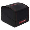 Titan Men's Urban Edge Lustrous Grey Dial Leather Watch