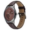 Titan Neo Economy Quartz Analog with Date Brown Dial Brown Leather Strap Watch For Men