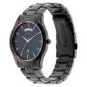 Titan Quartz Analog with Day and Date Black Dial Black Stainless Steel Strap Watch For Men