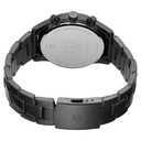Titan Workwear Multifunction Black Round Dial Black Metal Strap Watch For Men