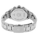 Titan Men's Metropolitan Luxe: Multifunction dark grey Dial with Two-Tone Stainless Steel Bracelet Watch