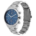 Titan Men's Metropolitan Charm: Men's Multifunctional Blue Watch with Metallic Accents