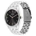 Titan Workwear Quartz Analog Black Dial Silver Stainless Steel Strap Watch For Men