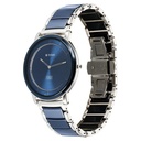 Titan Edge Fusion Quartz Analog Blue Dial Blue Steel & Ceramic Strap Watch for Men
