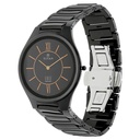 Titan Edge Ceramic Quartz in Rich Black Dial Watch for Men