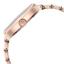 Titan Ceramic Fusion Quartz Multifunction Black Dial Rose Gold Dual-Toned Stainless Steel Bracelet Watch for Men