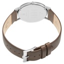 Titan Edge Silver Dial Analog Stainless Steel Leather Strap Watch for Men