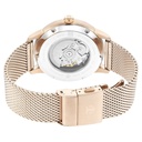 Titan Skeletal Automatic Gold Dial Gold Stainless Steel Strap Watch for Men