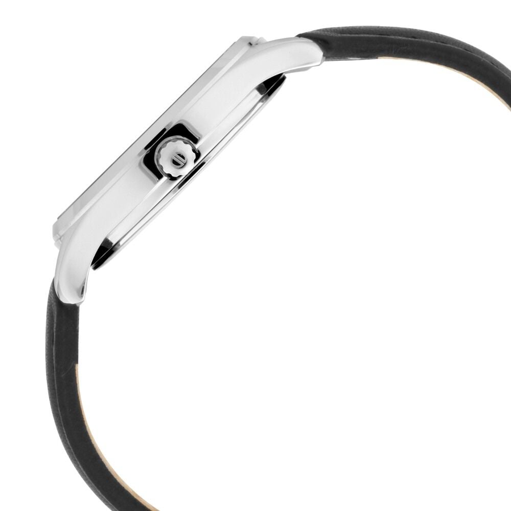 Titan Workwear Black Dial Women Watch With Leather Strap