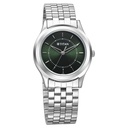 Titan Karishma Zing Quartz Analog Green Dial Silver Stainless Steel Strap Watch For Men
