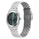 Titan Karishma Zing Quartz Analog Green Dial Silver Stainless Steel Strap Watch For Men