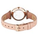 Titan Raga Showstopper Quartz Analog Pink Dial Leather Strap Watch For Women