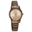 Titan Karishma Quartz Analog Beige Dial Brown Stainless Steel Strap Watch For Women