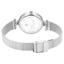 Titan Raga Showstopper Quartz Analog Pink Dial Silver Metal Strap Watch For Women