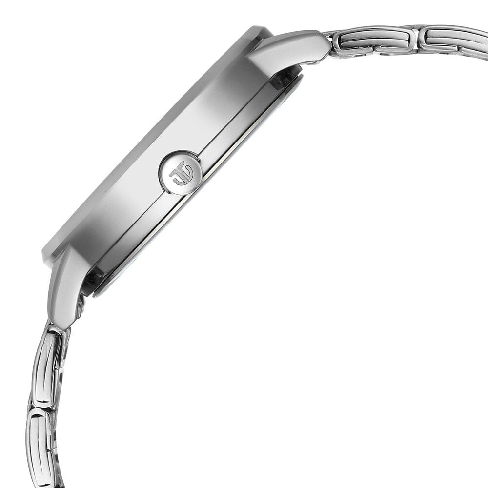 Titan Razzle Dazzle Quartz Analog with Day and Date Pink Dial Silver Stainless Steel Strap Watch For Women