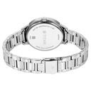 Titan Razzle Dazzle Quartz Analog with Day and Date Pink Dial Silver Stainless Steel Strap Watch For Women