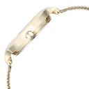 Titan Raga Showstopper Quartz Analog Silver Dial Golden Metal Strap Watch For Women