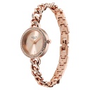Titan Raga Showstopper Quartz Analog Rose Gold Round Dial Rose Gold Metal Strap Watch For Women