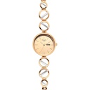 Titan Raga Viva Quartz Analog with Day and Date Rose Gold Dial Two Toned Metal Strap Watch For Women