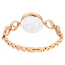 Titan Raga Viva Quartz Analog with Day and Date Rose Gold Dial Two Toned Metal Strap Watch For Women