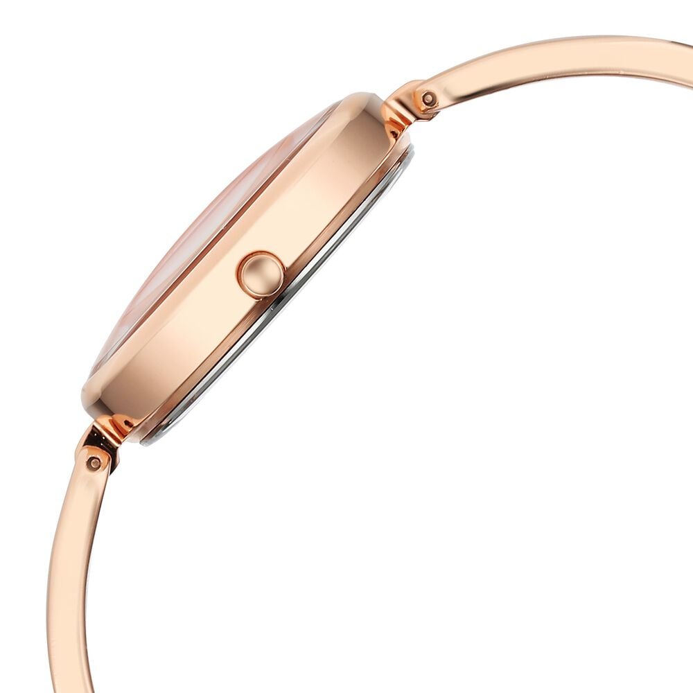 Titan Raga Showstopper Quartz Analog Pink Dial Metal Strap Watch For Women