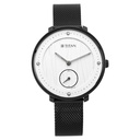 Titan Workwear Black Dial Women Watch With Stainless Steel Strap