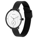 Titan Workwear Black Dial Women Watch With Stainless Steel Strap