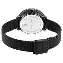 Titan Workwear Black Dial Women Watch With Stainless Steel Strap