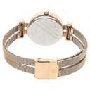 Titan Quartz Analog Rose Gold Dial Stainless Steel Strap Watch for Women