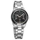 Titan Glamour Quartz Multifunction Black Dial Silver Stainless Steel Strap Watch For Women