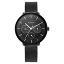 Titan Women's Svelte Green: Multi-Function Watch with Metal Strap
