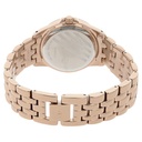 Titan Quartz Analog Champagne Dial Stainless Steel Strap Watch for Women