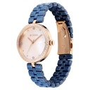 Titan Purple Ceramics Quartz Analog Mother of Pearl Dial Blue Ceramic Strap Watch For Women