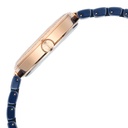 Titan Purple Ceramics Quartz Analog Mother of Pearl Dial Blue Ceramic Strap Watch For Women