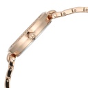 Titan Raga Showstopper Quartz Analog Blue Dial Rose Gold Metal Strap Watch For Women