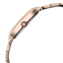 Titan Metro Quartz Analog Rose Gold Dial Stainless Steel Strap Watch For Women